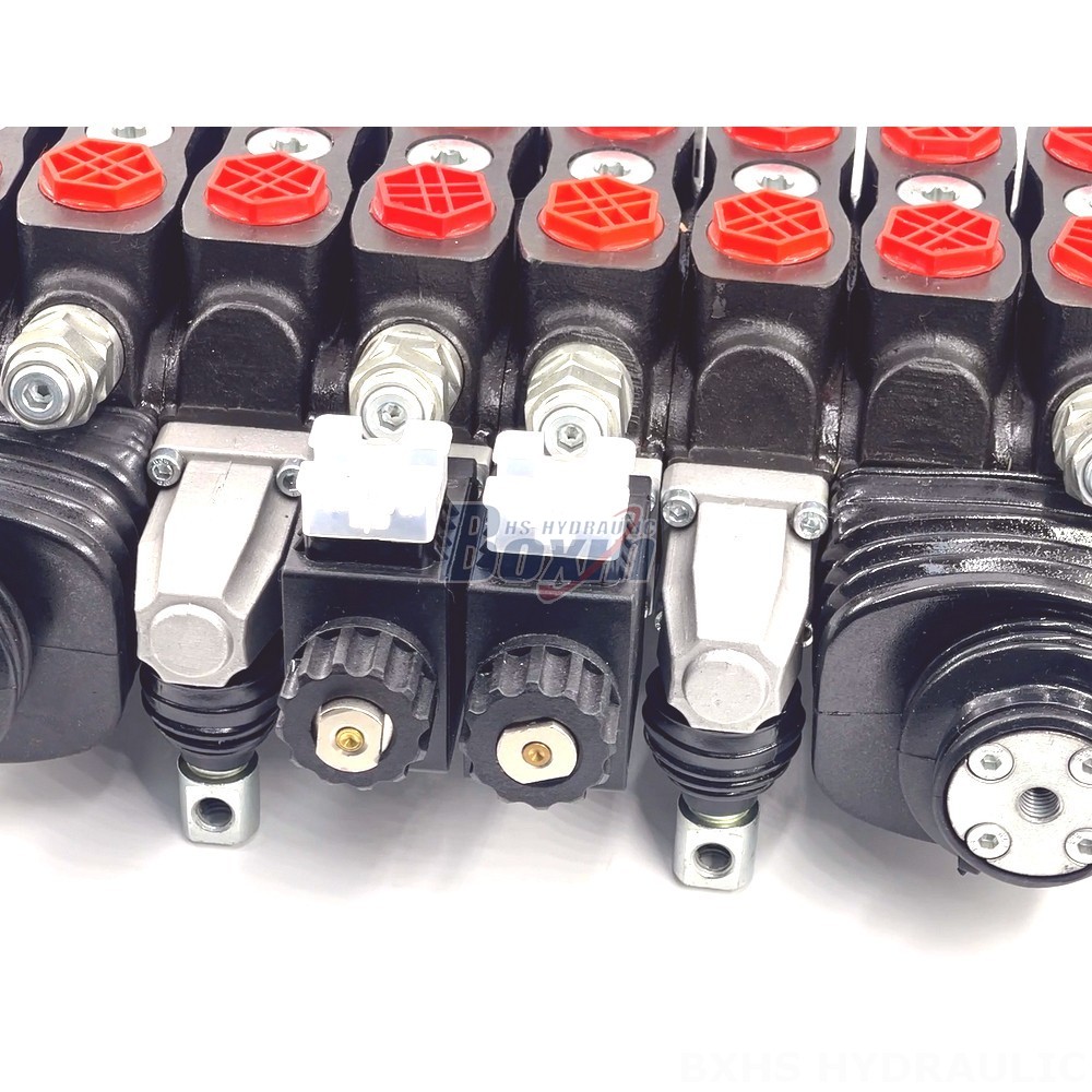 Industrial Hydraulics | Manual 8 Spool Sectional Directional Valve | Global Supplier detail image